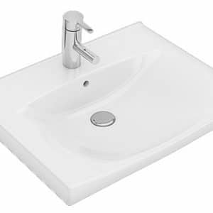 Sense Håndvask, 62,2cm, Hanehul Midtpå Håndvaske