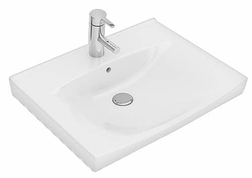 Sense Håndvask, 62,2cm, Hanehul Midtpå Håndvaske