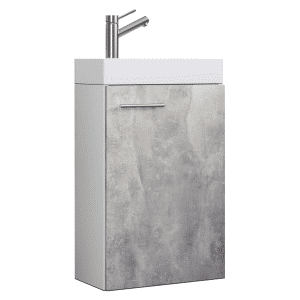 Underskab med vask "Slito", 60 x 41 x 22 cm, beton look
